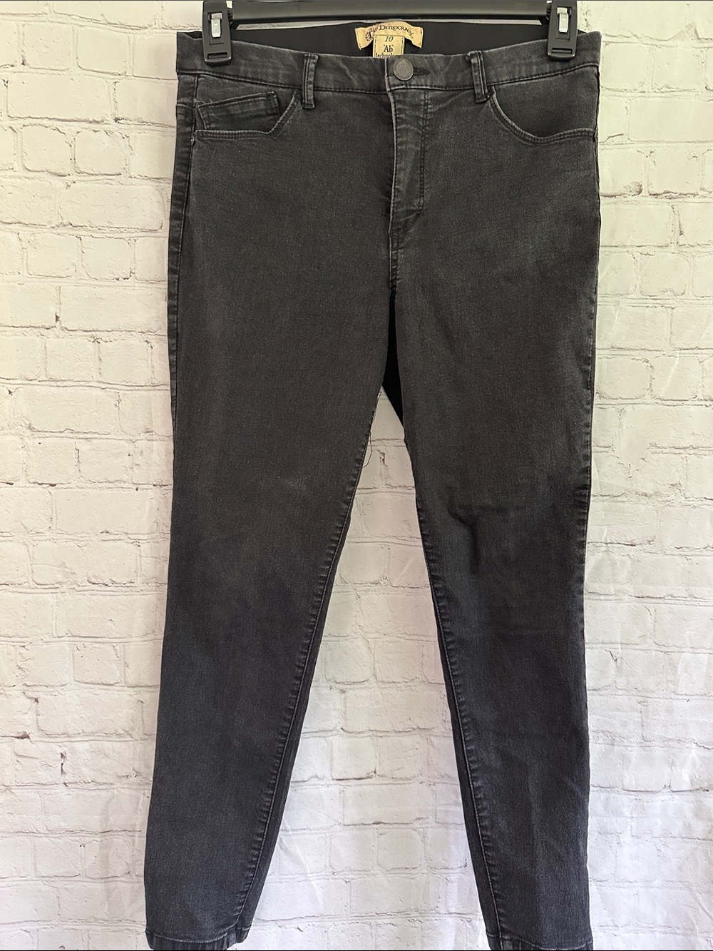 Democracy Ab Solution Black Slim Fit Jeans size 10